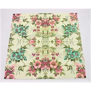 WallyE Shabby Chic Floral Paper Napkins,Mint Floral Printed Country Garden Inspired for Thanksgiving Garden Party or Wedding,20 Pack WallyE Shabby Chic Floral Paper NapkinsMint Floral Printed Country Garden Inspired for Thanksgiving Garden Party or Wedding20 Pack