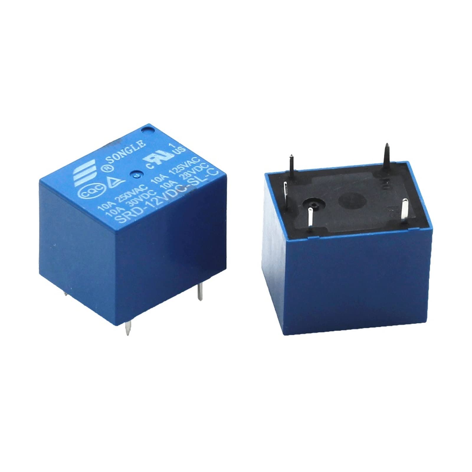 WBNFFUCYU 100PCS/lot Relays SRD-05VDC-SL-C SRD-12VDC-SL-C SRD-24VDC-SL-C 05V 12V 24V 10A 250VAC 5PIN T73
