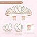 Imagen de SCBOY 30 cumpleaños mujer 30 años Decoration Rose Gold corona cumpleaños Banda cumpleaños and Tiara Regalos para la decoración de la fiesta de cumpleaños