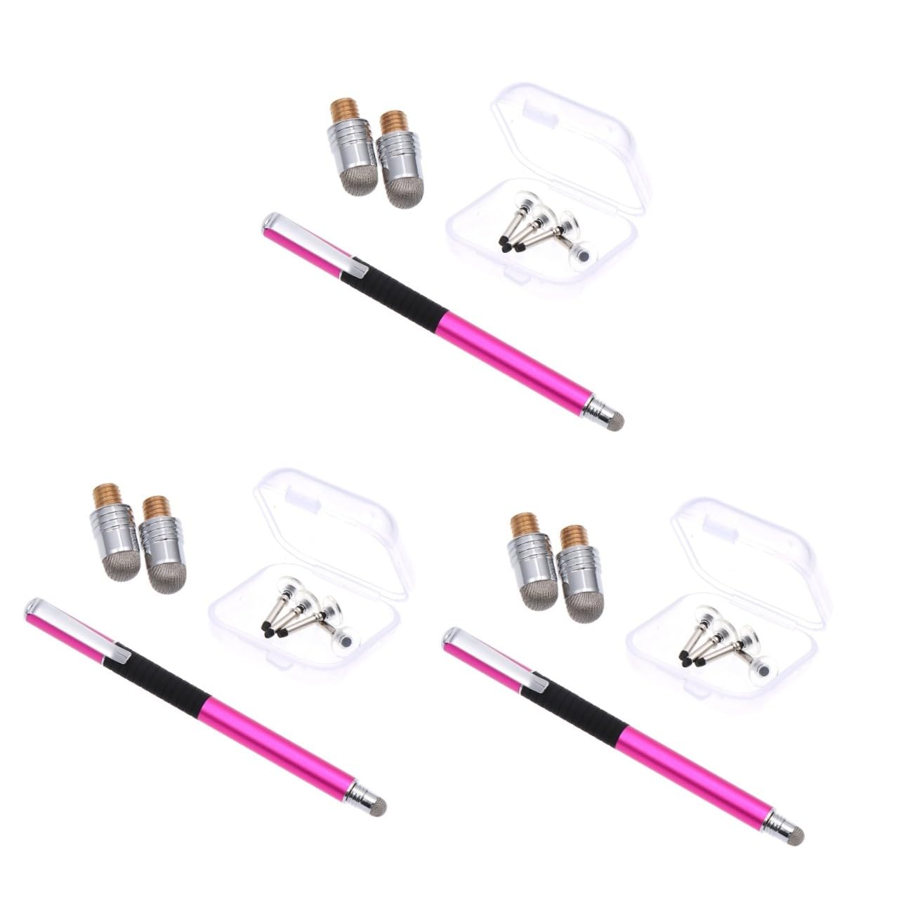 UKCOCO 15 Piezas Pluma Capacitiva Bolígrafos De Estilista para Pantallas Táctiles Lápiz Óptico para Teléfono Pluma De Teléfono Bolígrafo para Titular De La Pluma Buen Punto Androide