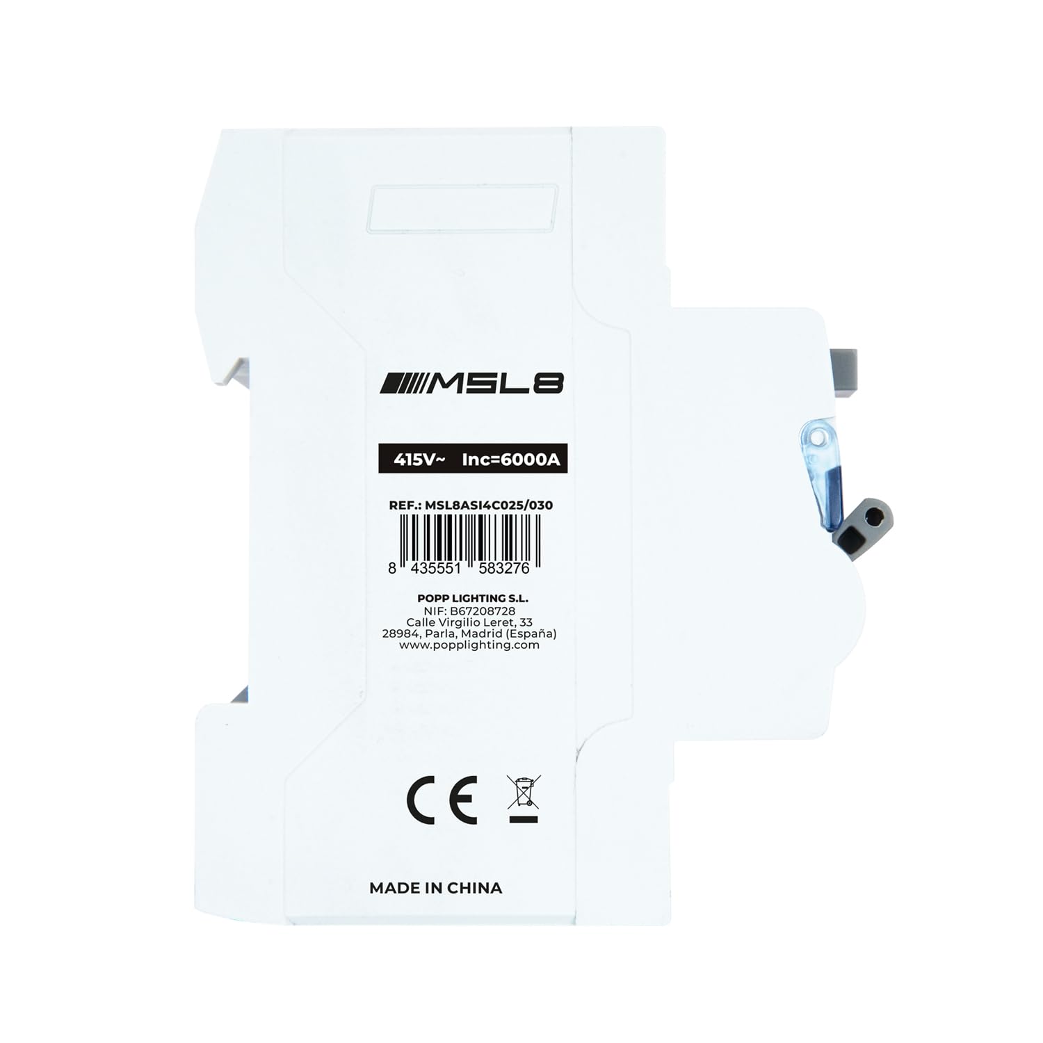 POPP® Electric Interruptor diferencial (RCCB) Superinmunizado gama industrial 3P+N clase ASI 30mA/300mA (25A, 30mA)