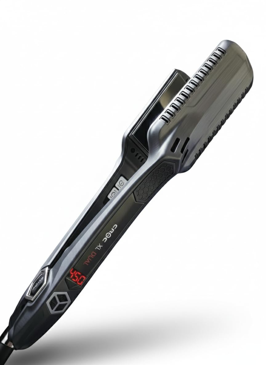 Amazon.com : Croc XL Dual Infrared Hair Straightener with Nano