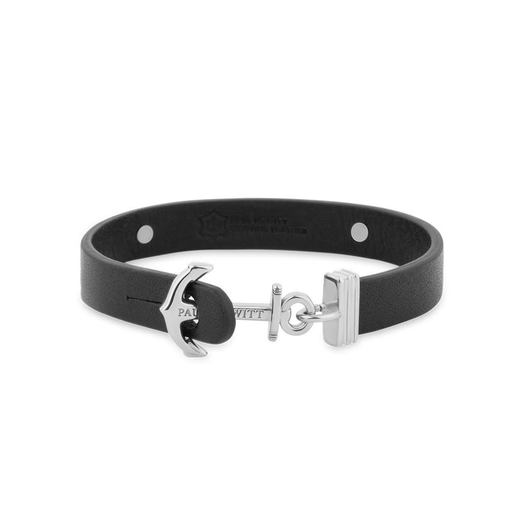 PAUL HEWITT Armband Signum schwarzem Leder