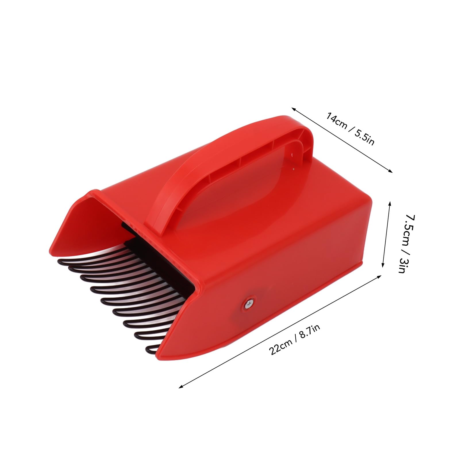 Jeanoko 1PCS Plastic Blueberry Picker Scoop, Berry Pickers with Metallic Comb for Garden Farm, Easier Berry Harvester, Berry Picker Tool 23*16*14cm