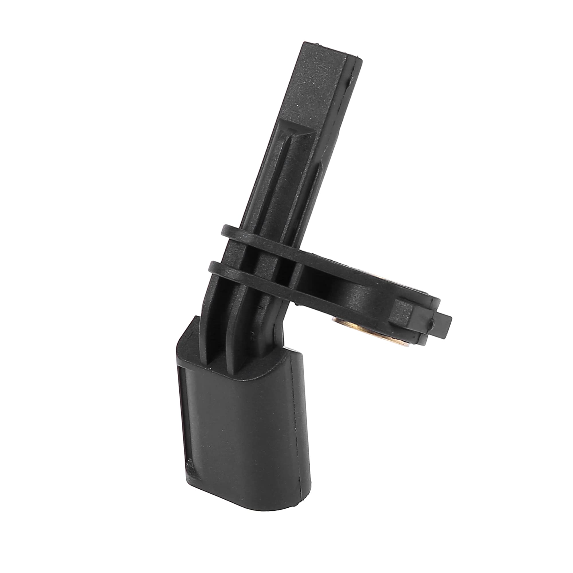 X AUTOHAUX Capteur ABS Avant Droit Pour Volkswagen Tiguan 09-14 1 PC | Plastique, Métal, Noir, 34x15x67mm, DC 12V, 2 Broches, OE:7H0927804, WHT003856, Pour Audi Q7 2015, Pour VW Jetta/Passat 05-14