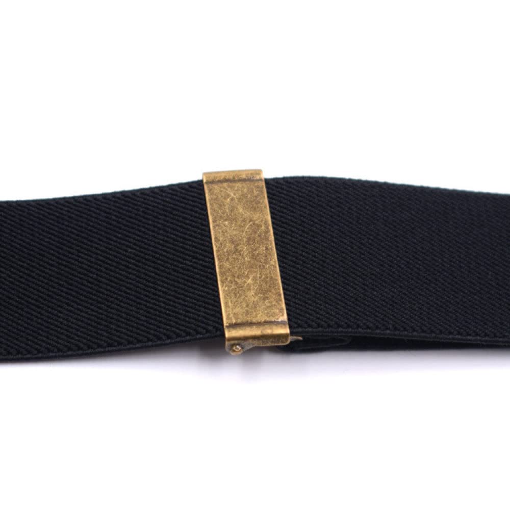 X Form Tirantes de Alta Resistencia, Tirantes elásticos Ajustables for Pantalones de Hombre de 3,5 cm de Ancho con Forma de X y 4 Clips Resistentes for Bodas y Fiestas