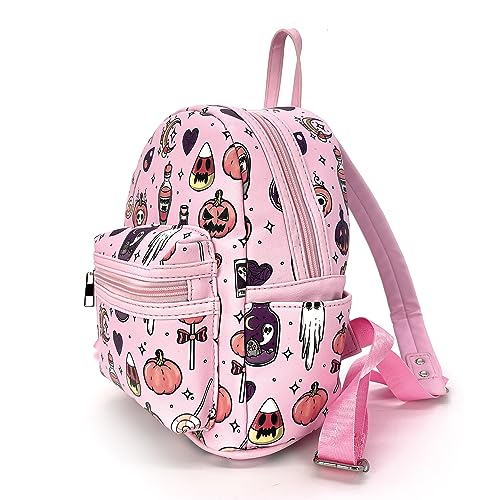 Halloween Candy Graphic Mini Backpack3