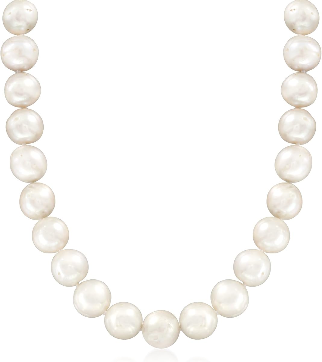 Ross-Simons 10-11mm Cultured Pearl Necklace With Sterling Silver. 18 inches