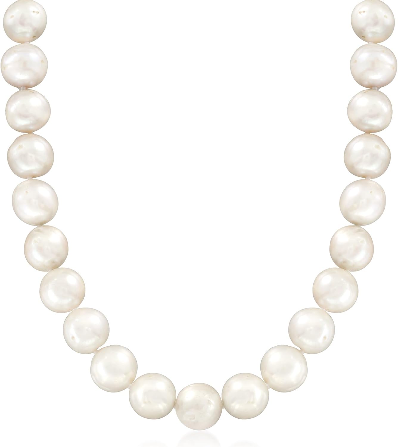 Ross-Simons 10-11mm Cultured Pearl Necklace With Sterling Silver. 18 inches