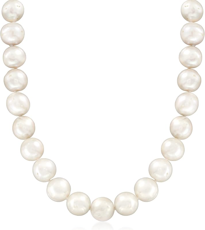 Ross-Simons 10-11mm Cultured Pearl Necklace With Sterling Silver. 18 inches