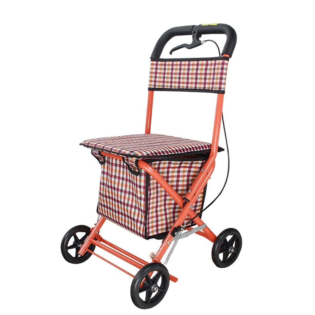 Chodziki, rollatory/chodziki Walker Rollator/Walker Rollator dla osób starszych Zakupy/Walker Rollator z siedziskiem Zakupy Składany Rollator Walker Lekki składany medyczny Rollator z