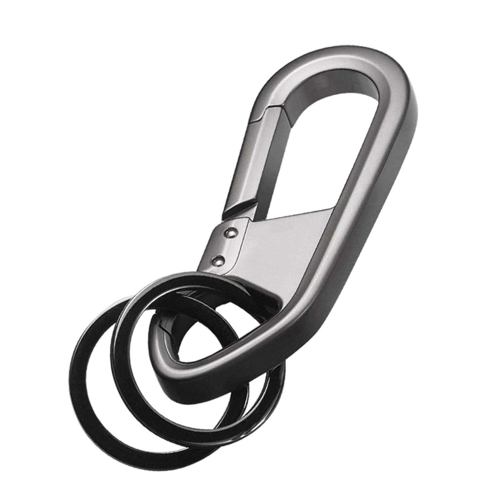 - keychain,key holder,key carabiner,Key Chain Quick Release Spring with 2 Key Rings Heavy Duty for Men and Women,car key chain