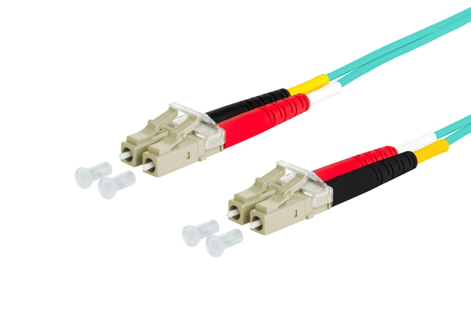 Cable de conexión OM3 LC-D de 2,5m que minimiza la pérdida de señal en transferencias de datos 2
