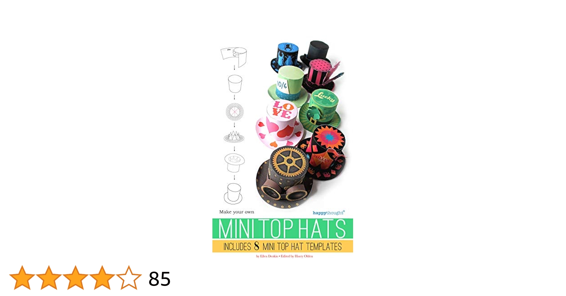 Amazon.com: Make your own Mini Top Hats: Plus 8 Mini Top Hat templates (Happythought Crafts Book 1) eBook : Deakin, Ellen, Olden, Harry: Kindle Store amazon-com-make-your-own-mini-top-hats-plus-8-mini-top-hat-templates-happythought-crafts-book-1-ebook-deakin-ellen-olden-harry-kindle-store