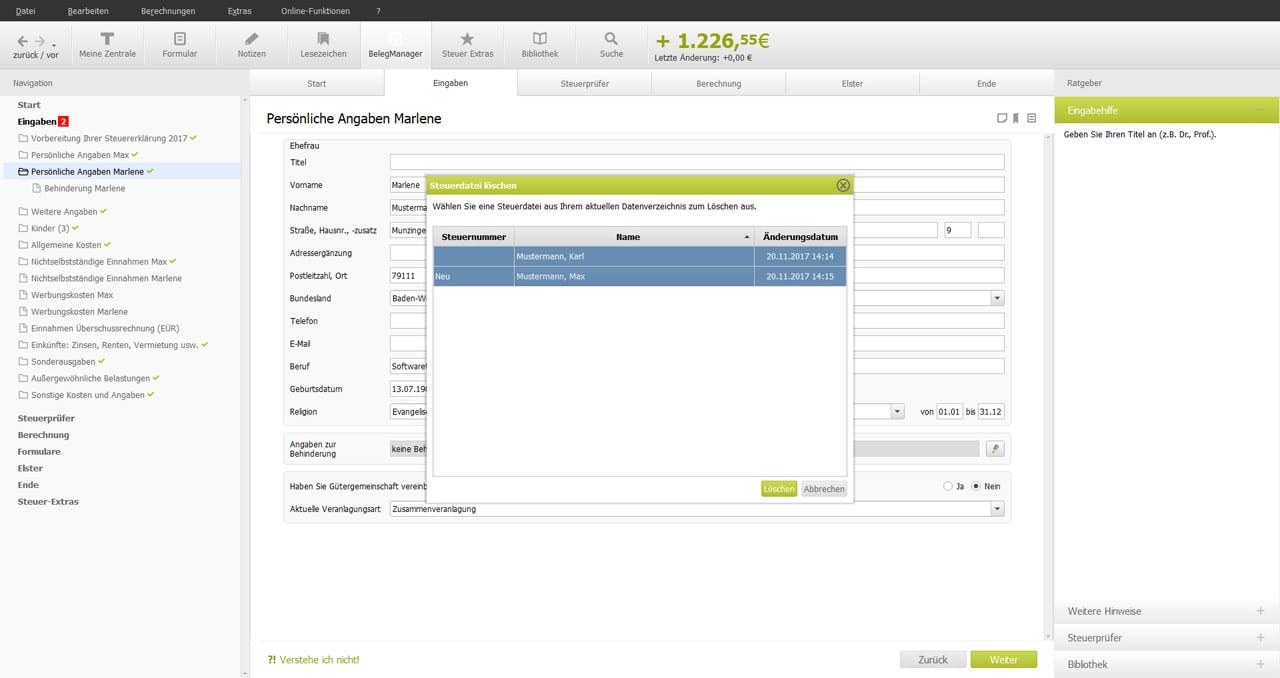 TAXMAN 2026 (für Steuerjahr 2025)| Download |Steuererklärungs-Software für Arbeitnehmer, Rentner u. Pensionäre, Familien, Studenten und im Ausland Beschäftigte | PC Aktivierungscode per Email