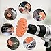 13PCS Eraser Wheel, Adhesive Remover, Decal Remover, Rubber Pin Stripe Removal Tool Kit, Decal Adhesive Removal Kit for Drill for Automotive Car Sticker, RV, Vinyl, with Polishing Pads Razor Blades