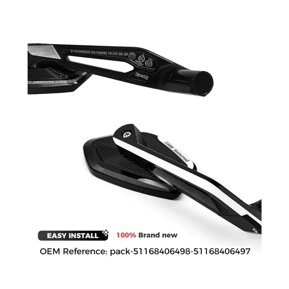 motos Miroir vélo Rétroviseur Latéral Moto Pour R 1250 GS, F850GS, R1200GS LC, Pour ADV Pour Adventure, R125(CNC Original Parts)