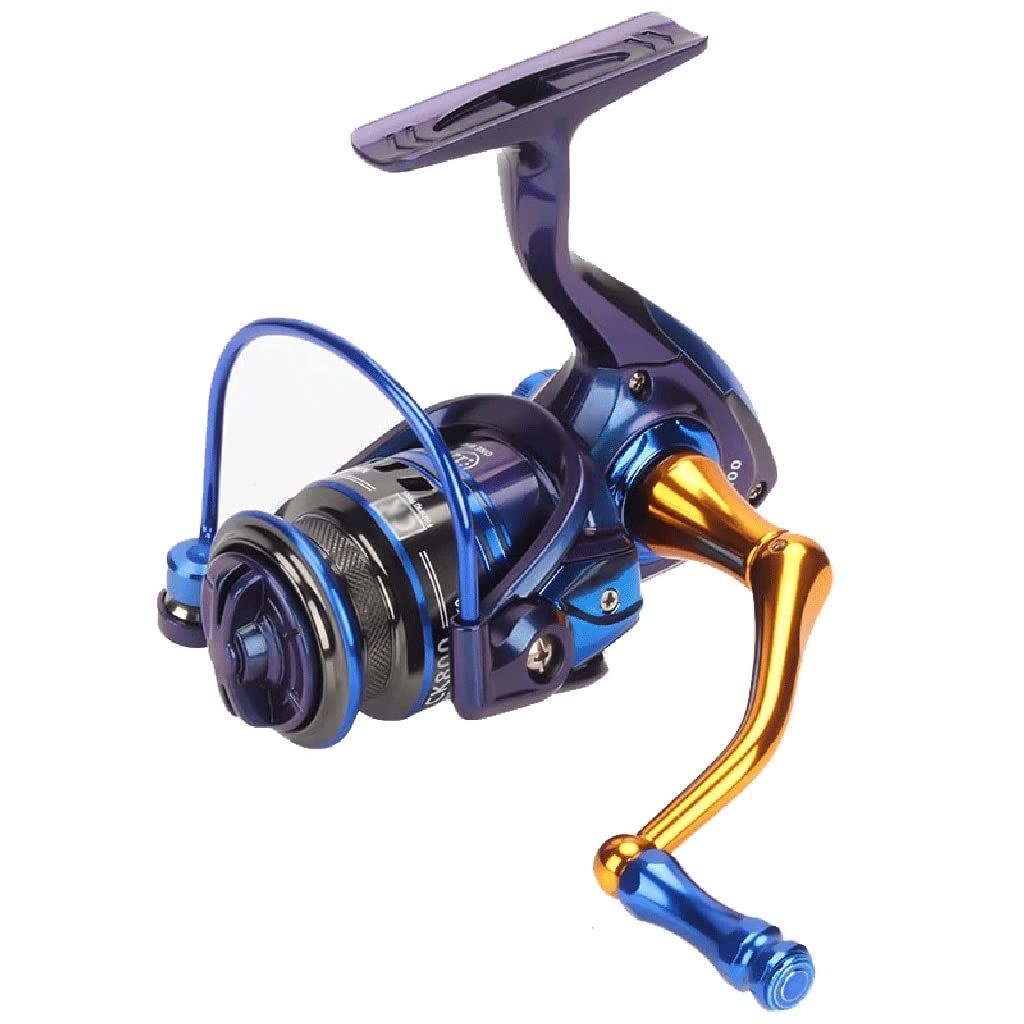 Mulinello da pesca a spinning 800 Series Max Drag 6 kg con bobina in metallo poco profondo for la alla trota
