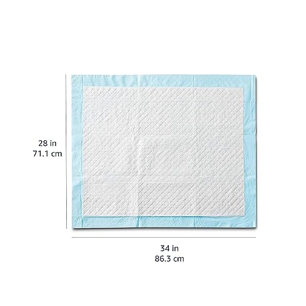 Amazon-Basics-Dog-and-Puppy-Pee-Pads-with-Leak-Proof-Quick-Dry-Design-for-Potty-Training-Heavy-Duty-Absorbency-X-Large-28-x-34-Inches-Pack-of-50-Blue-White Amazon-Basics-Dog-and-Puppy-Pee-Pads-with-Leak-Proof-Quick-Dry-Design-for-Potty-Training-Heavy-Duty-Absorbency-X-Large-28-x-34-Inches-Pack-of-50-Blue-White