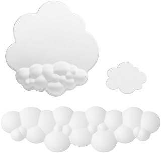 Keyboard Wrist Rest and Mouse Pad with Wrist Support, Ergonomic Gel Wrist Rest for Computer Keyboard and Mouse Pad + Coaster Set, Perfect for Home Office, Easy Typing & Pain Relief Mouse Mat