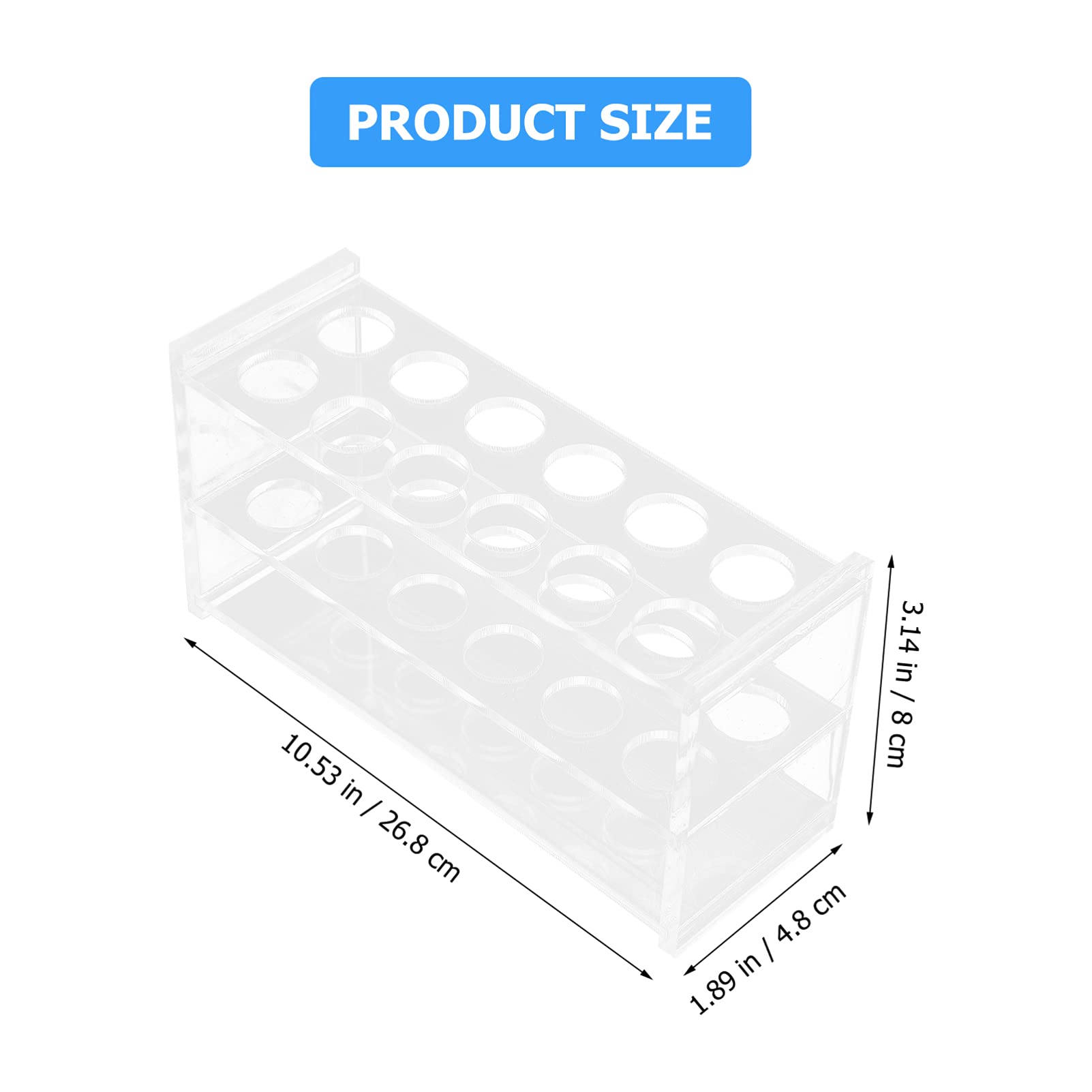 Supporto Per Provette In Acrilico - 30 O 50 Fori Per Laboratorio - Foto 7