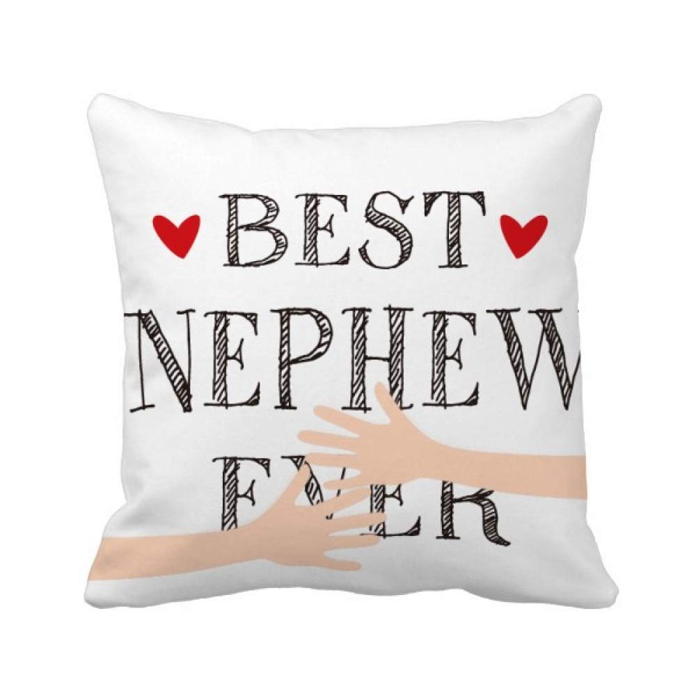 Coussin Meilleur Neveu citation câlin déco chambre enfant