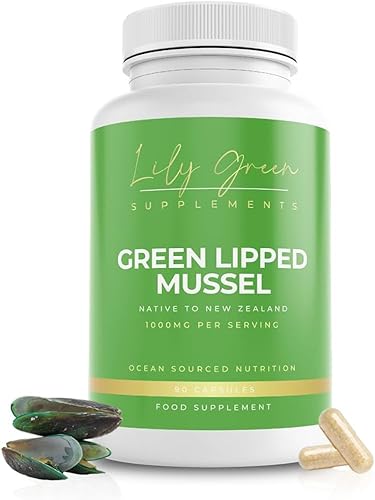 Green Lipped Mussel for Humans & Dogs 1000mg Per Serving (90 Capsules) | Natural Joint Care Support & Anti-Inflammatory | High Potency, Sourced from New Zealand | No Artificial Additives | Made in UK