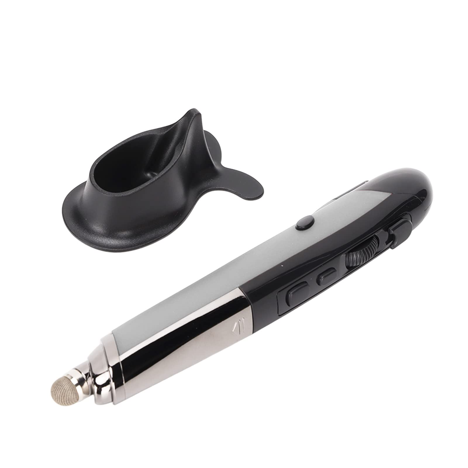 Mouse Ottico con Penna Tascabile Wireless, Mouse con Penna Wireless a 3 Livelli DPI Regolabile Touch Screen Scrittura a Bassa Potenza per PC Laptop Notebook Computer(grigio)