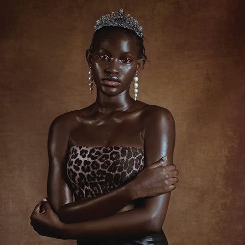 Miniatura 5 de AOPRIE Tiaras negras y coronas para mujeres y niñas, corona de cristal de princesa con peines, diademas para mujer, para novia, boda, graduación,