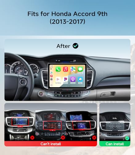 11.5" Car Radio for Honda Accord 13-17, Wireless CarPlay & Android Auto - image 2