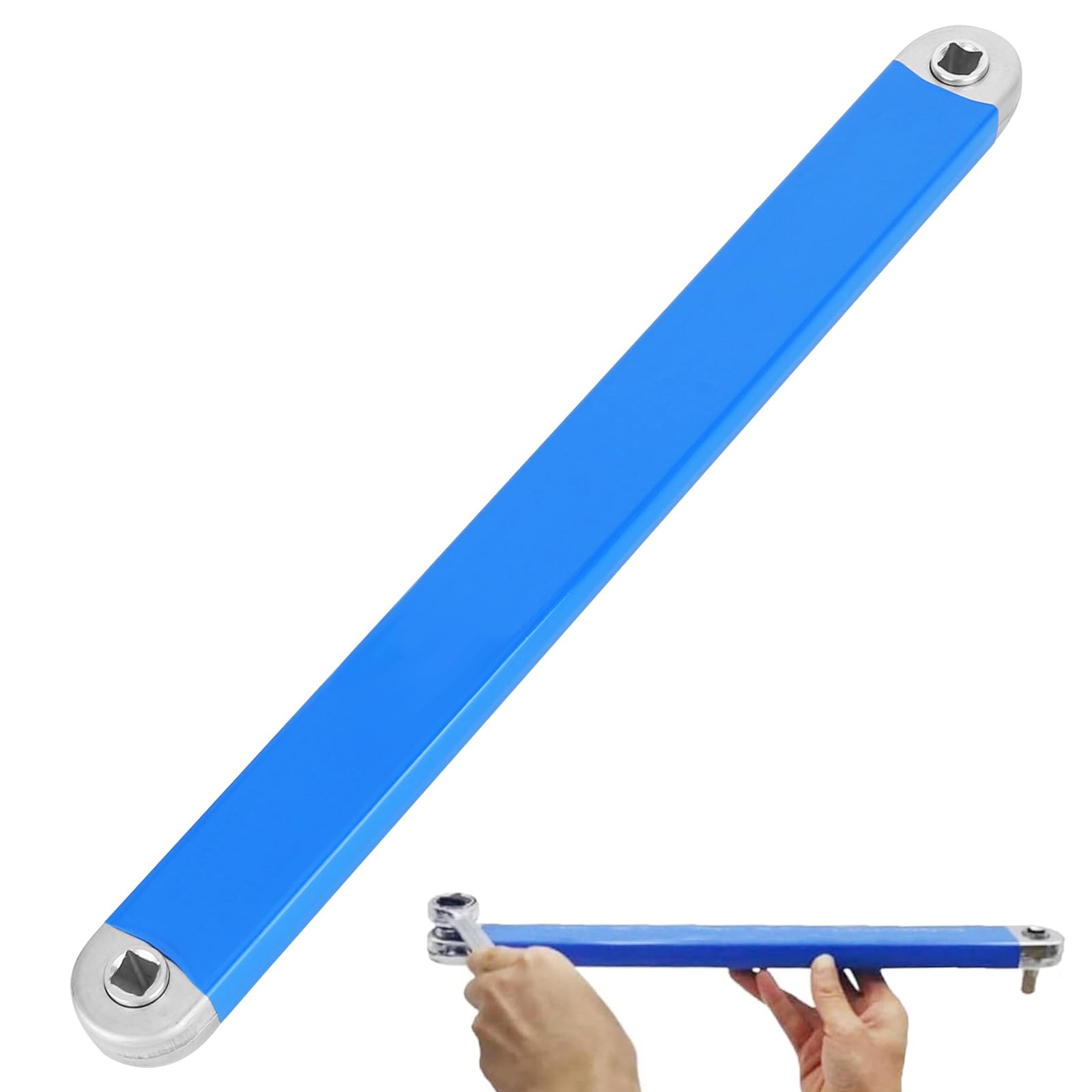 Clé D'extension à Offset Zéro - Longueur 39,1cm, épaisseur 1,5cm, Pour Espaces étroits, Avec 4 Adaptateurs