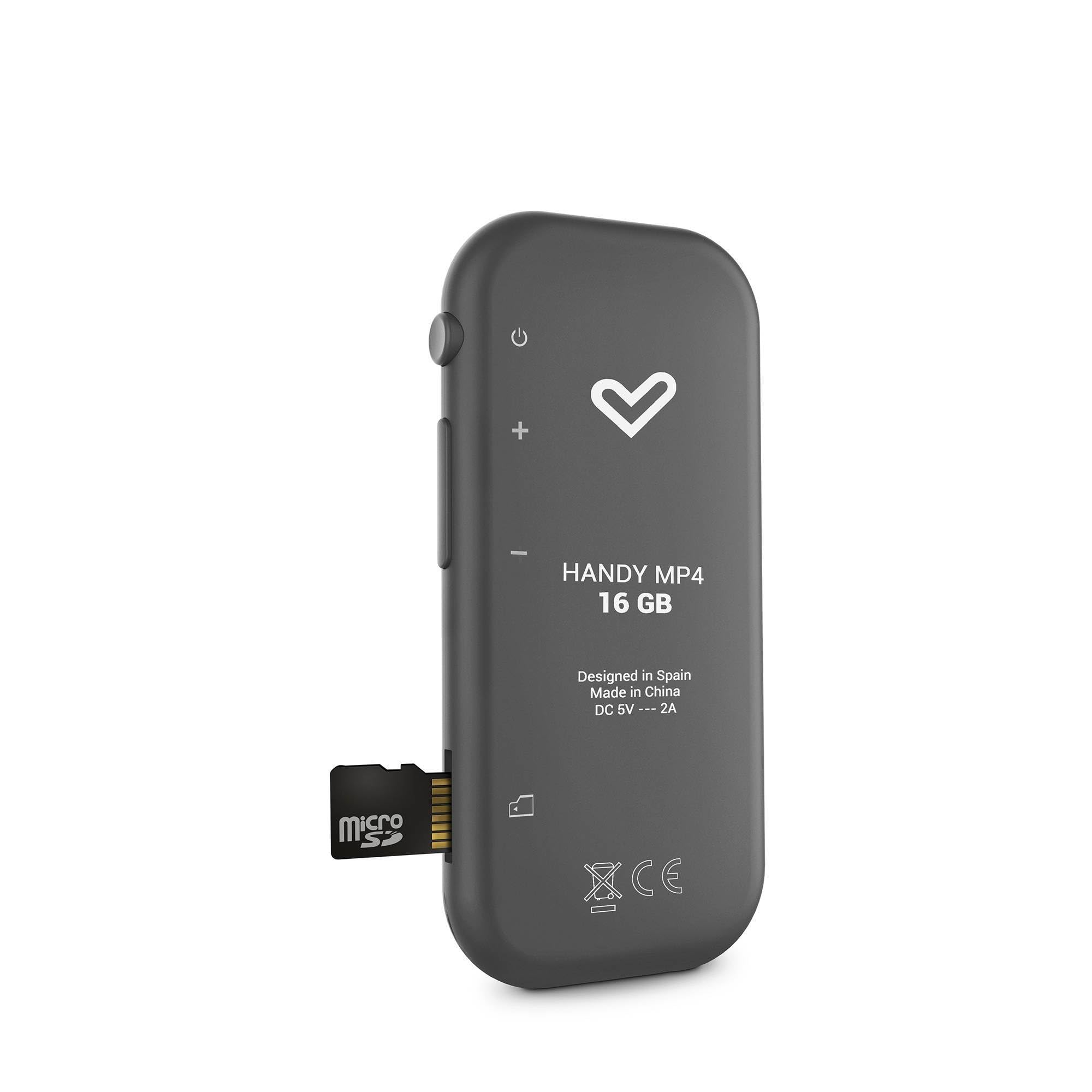 Energy Sistem Handy Lettore MP3 MP4 Bluetooth 5.3 16GB Radio FM MicroSD 128GB Display IPS Touch USB C Riproduttore Musicale Portatile FLAC WAV WMA Registratore Vocale Video AMV Auricolari