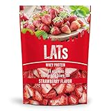 ラット プロテイン ホエイ 1kg ビタミン 11種配合 国内製造 高たんぱく ストロベリー風味 ストロベリー ベリー フルーツ シェイカーで溶けやすい 糖質摂取 トレーニングに最適 LATs(ラット) by MY ROUTINE(マイ ルーティーン プロテイン)