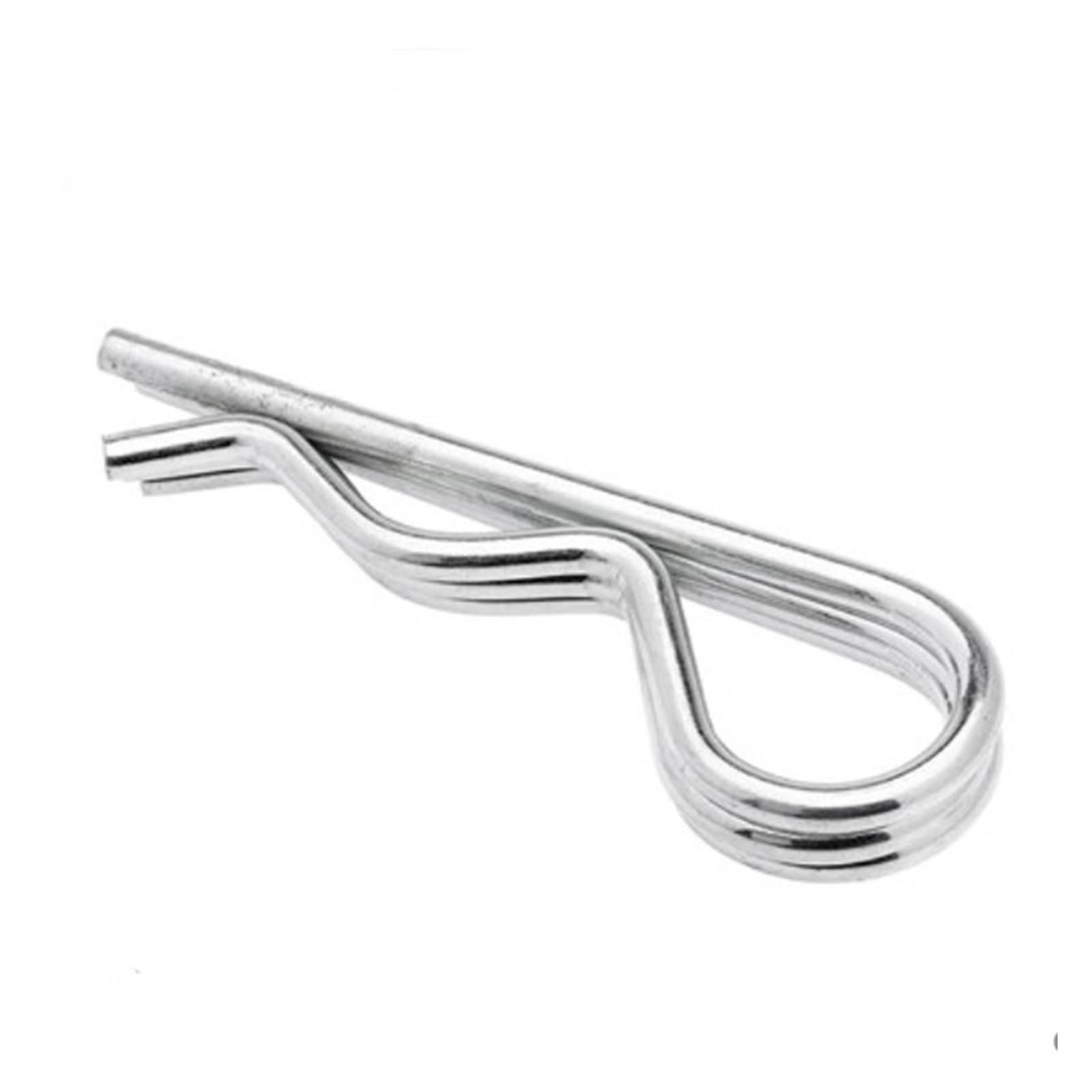Perno a molla con apertura a R, 5-50 pezzi di coppiglie elastiche in acciaio tipo R(5pcs 3x50mm)