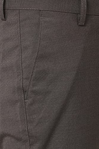 Image of Peter England Men's Slim Fit Formal Trousers (PTF1021701833 Mediumbrown with brown 34W x 33L)