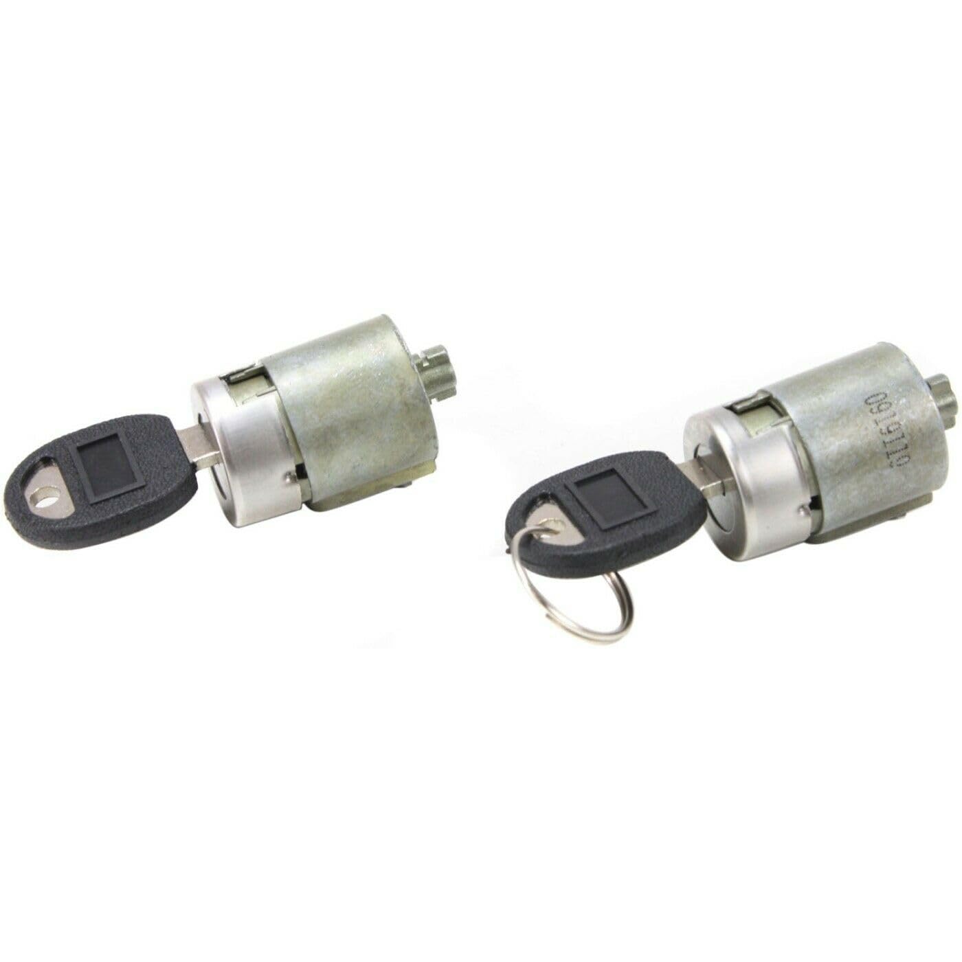 Pair Of Door Lock Cylinders For 88-94 Chevy C/K 1500/2500/3500 – Gray Aluminum, Set Of 2