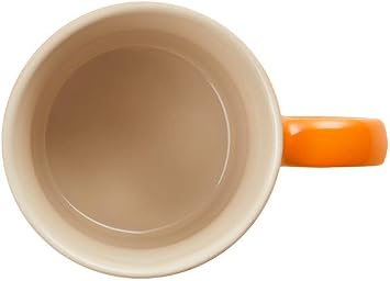 Le Creuset Stoneware Espresso Mug, 100 ml-Volcanic, red Flame