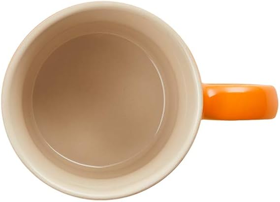 Le Creuset Stoneware Espresso Mug, 100 ml-Volcanic, red Flame