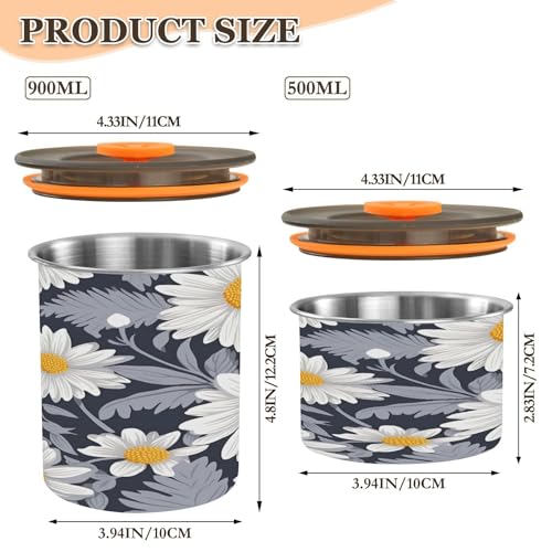 Contenedor Hermético de Acero Inoxidable para Café 17 oz miniatura 3