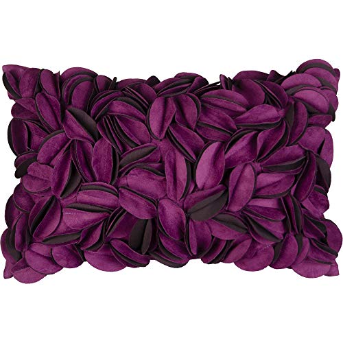 King Rose 3D Floral Home Decorative Throw Pillow Case Flower Cushion Cover