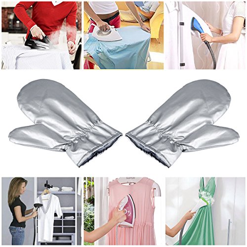 image for Tingtio Garment Steamer Ironing Gloves Flexible Anti Steam Mitt Heat R