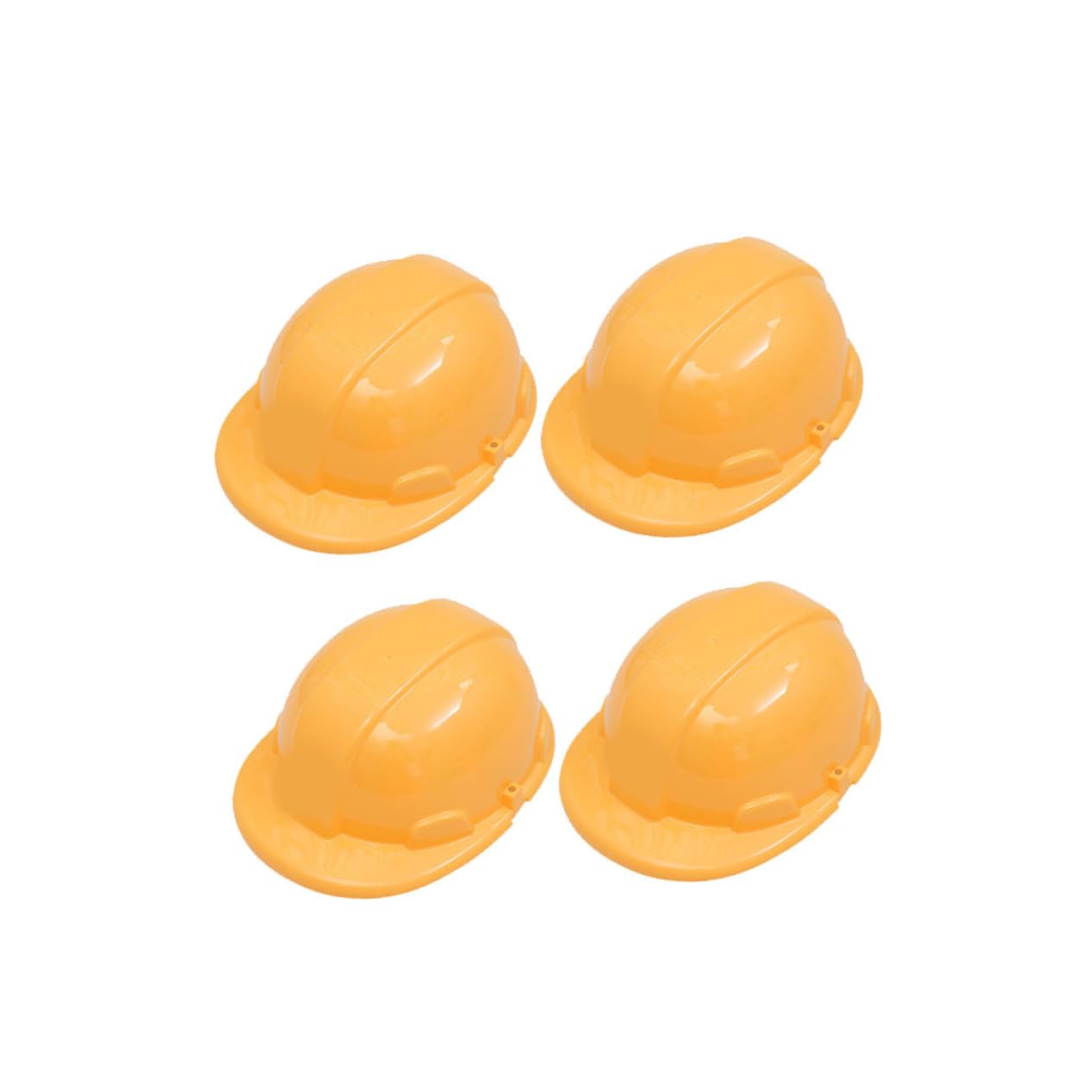 Toddmomy Educational Boys and Girls Construction Hat 4pcs Toddler Safety Helmet Toys Yellow Simulation Hard Hat Boys and Girls Engineering Safety Helmet