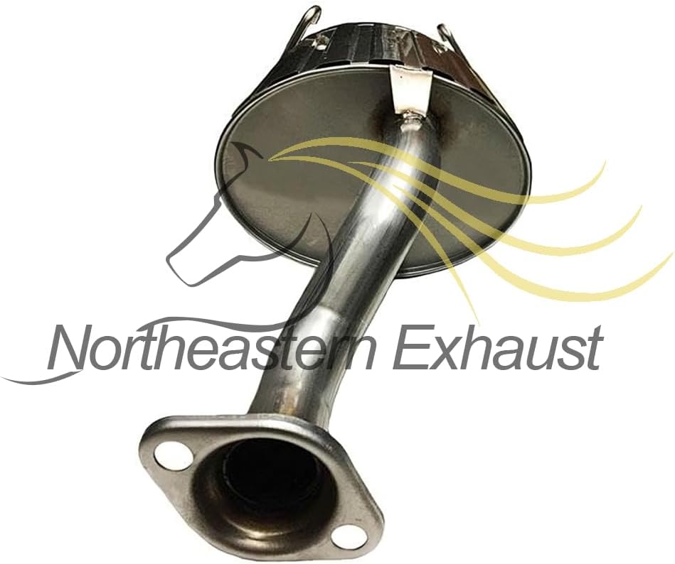 Northeastern Exhaust | Stainless Steel Direct Fit Rear Muffler Compatible for Honda Civic 1992-1995 1.5L 1.6L | Free Gasket Included | Automotive Replacement Part