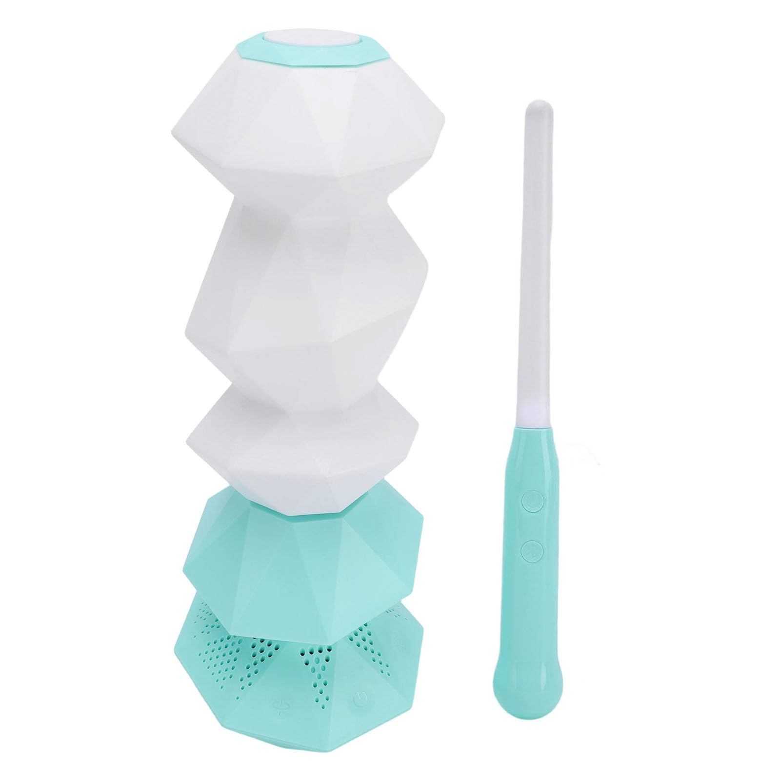 Fdit Lampe Veilleuse Musicale RGB à Changement de Couleur avec (GREEN)
