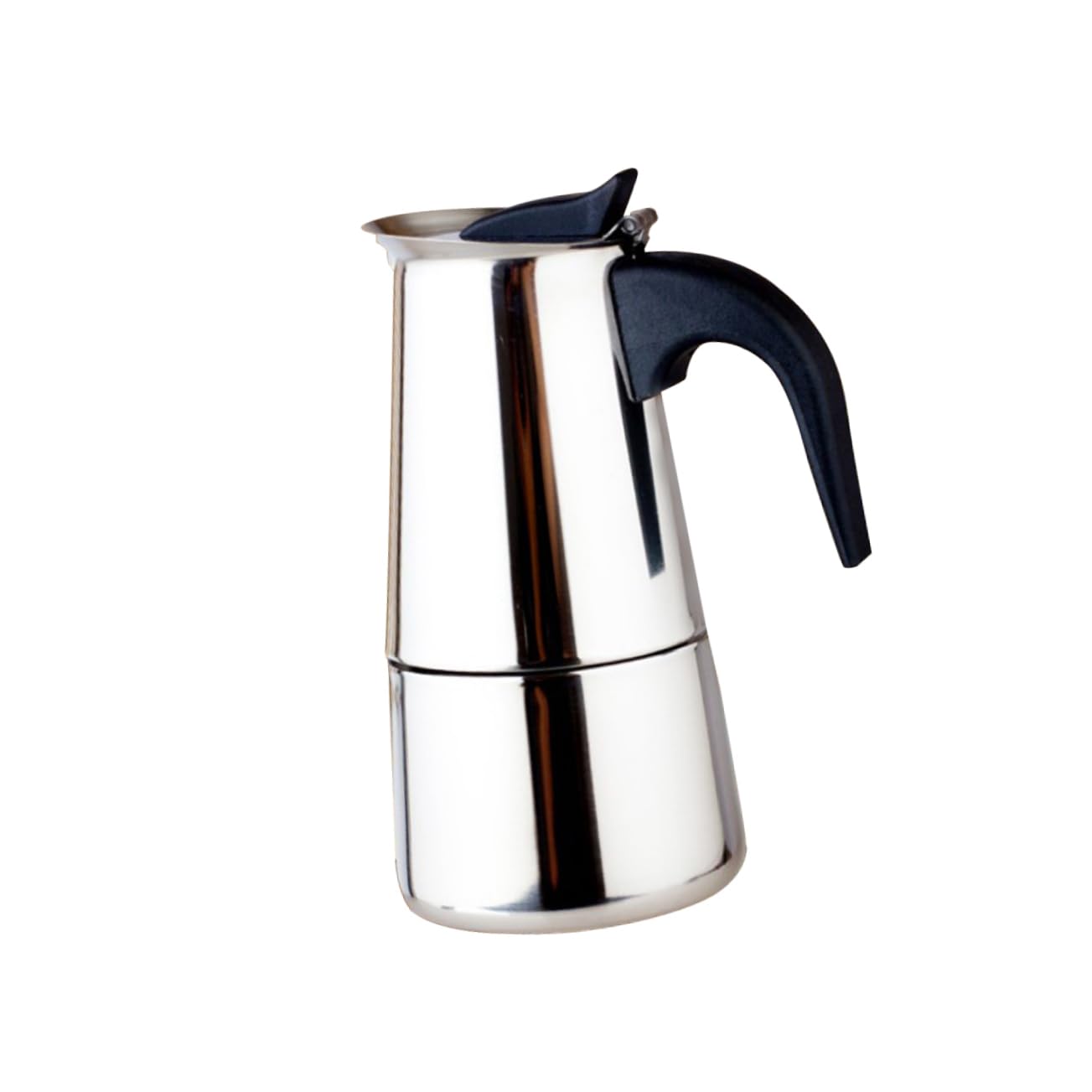 HOLIDYOYO Stainless Steel Coffee Pot Container Storage Pot 450ml Handheld Kettle for Home Cafe Use