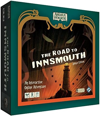 The Road to Innsmouth Deluxe Edition Interactive Puzzle Game | Strategy Game | Escape Game for Adults and Teens | Ages 14+ | 1-4 Players | Average Playtime 90-120 Minutes | Made by Hourglass Escapes
