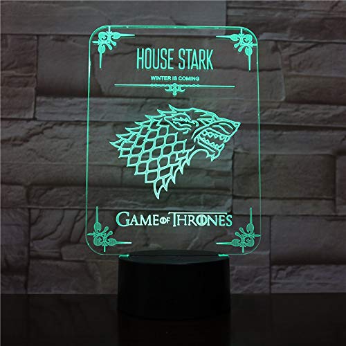 Preisvergleich Produktbild Spiel 3D Illusion Nachtlampe,7 farbige Nachttischlampen mit Fernbedienung für Schlafzimmerdekoration Hochzeit Geburtstag Weihnachten personalisiertes Geschenk