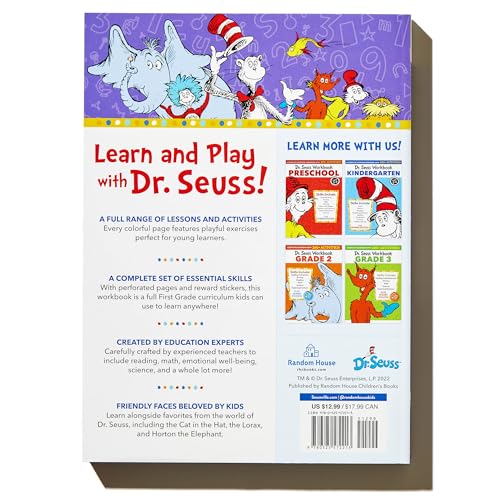 Dr. Seuss Workbook: Grade 1: 260+ Fun Activities with Stickers and More! (Spelling, Phonics, Sight Words, Writing, Reading Comprehension, Math, ... Science, SEL) (Dr. Seuss Workbooks) - Image 9