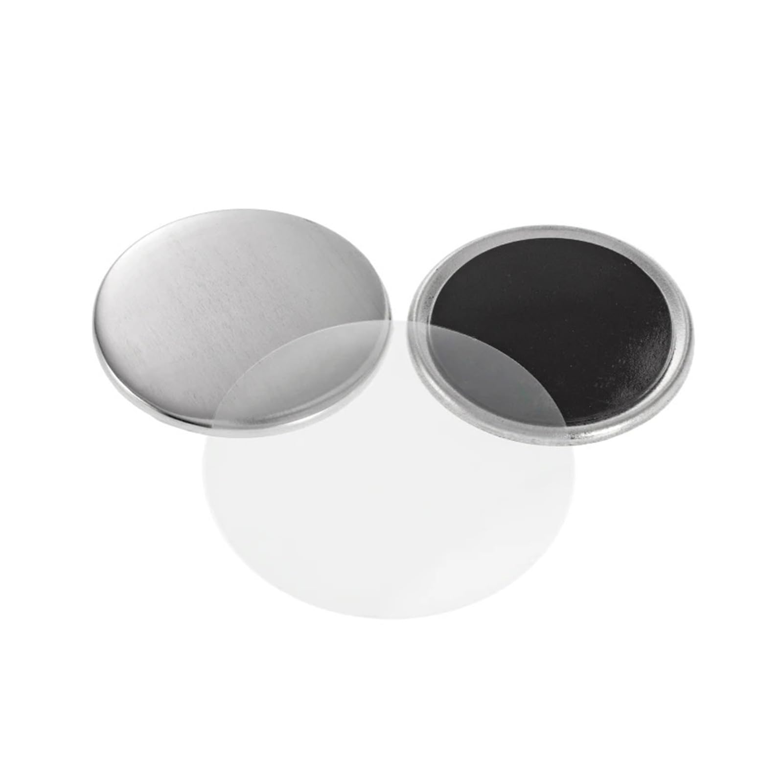100 stücke 58mm Starke Weiche Magnetische Kühlschrank Aufkleber Abzeichen Material DIY Blank Pin Button Abzeichen Weit verbreitete Verwendung(58mm Soft Magnet Button)