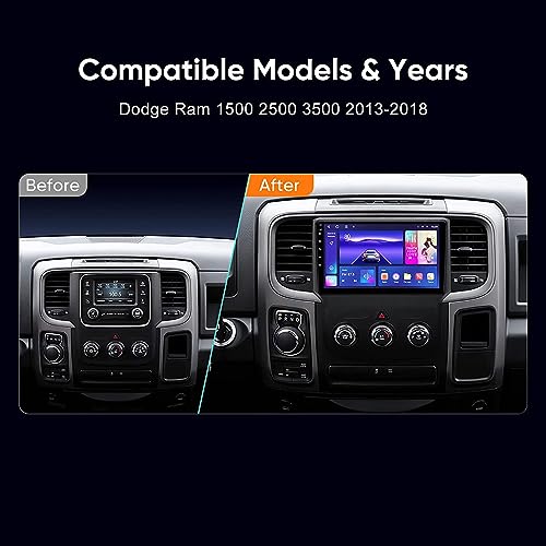 Estéreo automotivo duplo Din de 22 polegadas, Android 12 + 32 GB, CarPlay e Android Auto, rádio auto